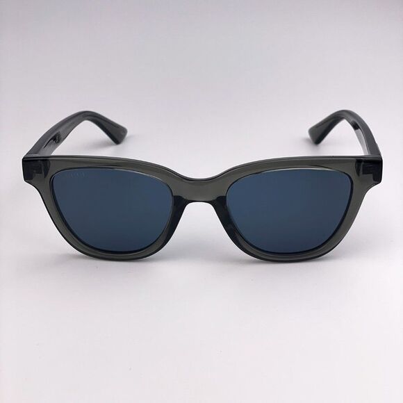 GUCCI GG1116S 003 Sunglasses Gray Blue Square Men Unisex